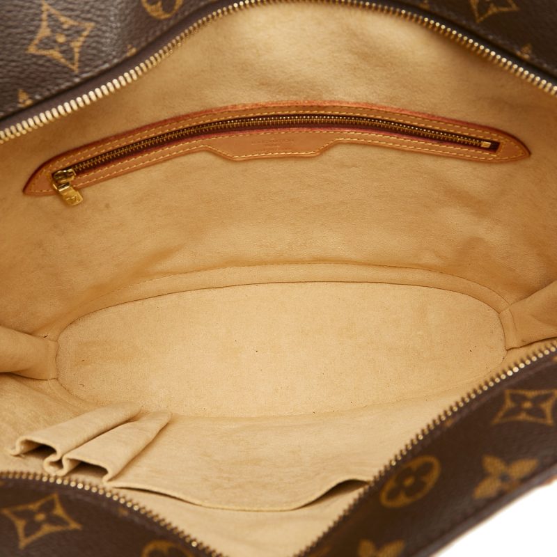 Louis Vuitton Babylone Pink Monogram Leather Satchel Bag - Image 5