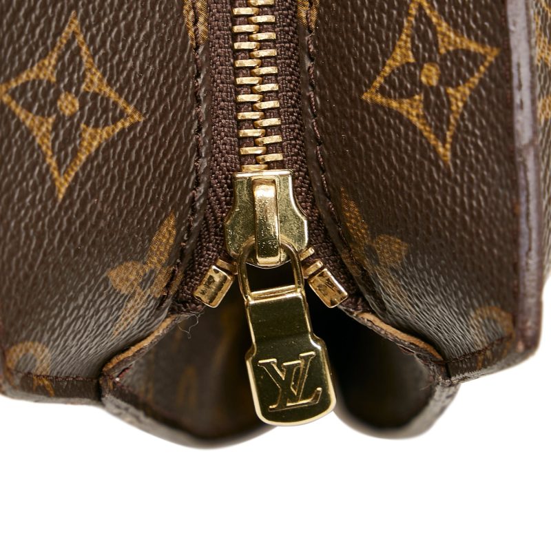 Louis Vuitton Babylone Pink Monogram Leather Satchel Bag - Image 8