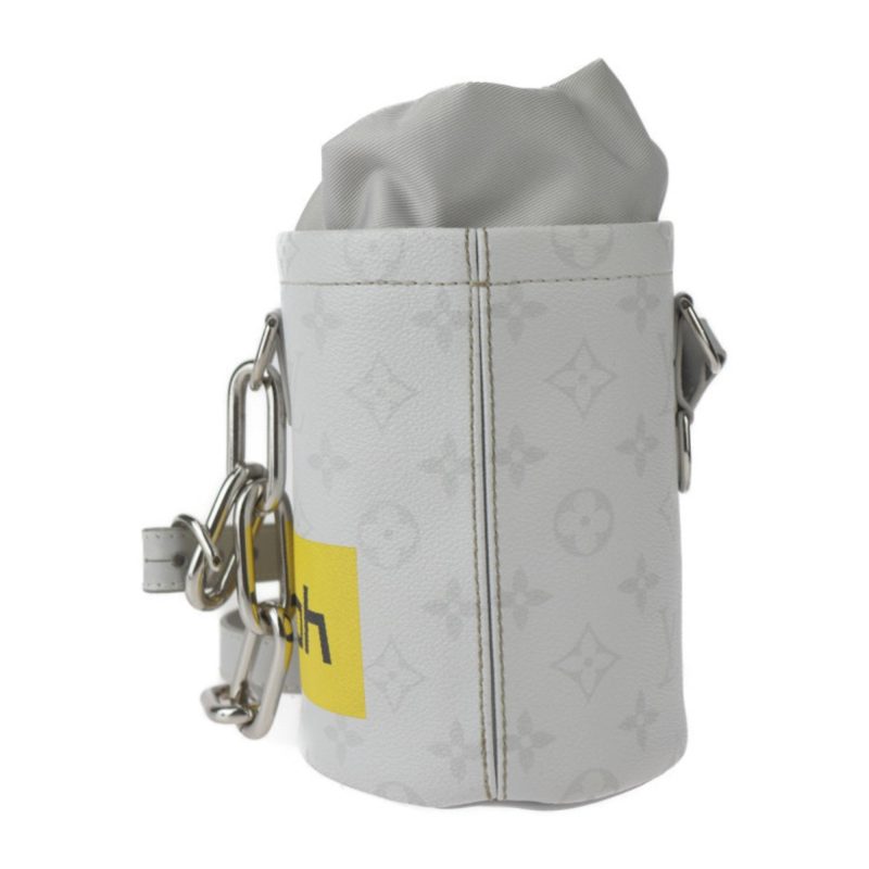 LOUIS VUITTON Chalk Nano Bag GrayM44631 Monogram - Image 3