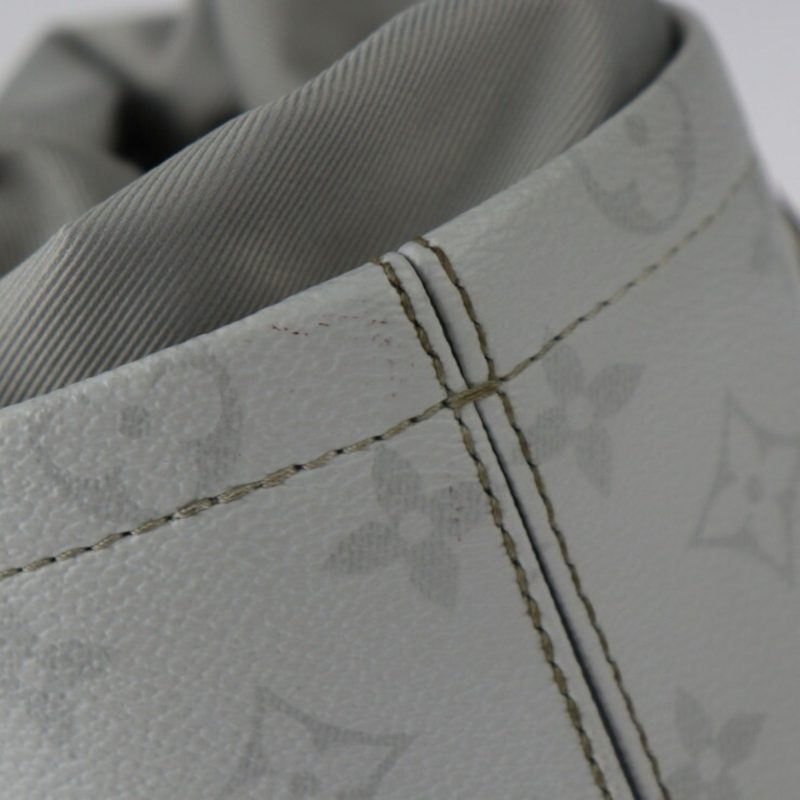 LOUIS VUITTON Chalk Nano Bag GrayM44631 Monogram - Image 8