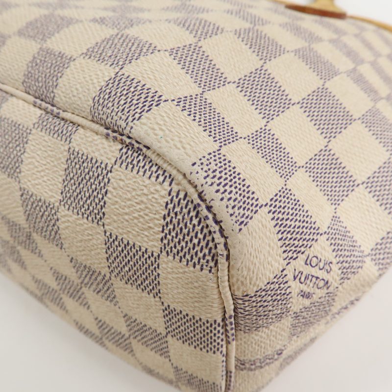 Louis Vuitton Damier Azur Neverfull PM Tote Bag Hand Bag N51110 - Image 12