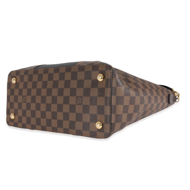 Louis Vuitton Canvas Damier Ebene Taurillon Jersey Tote - Image 6