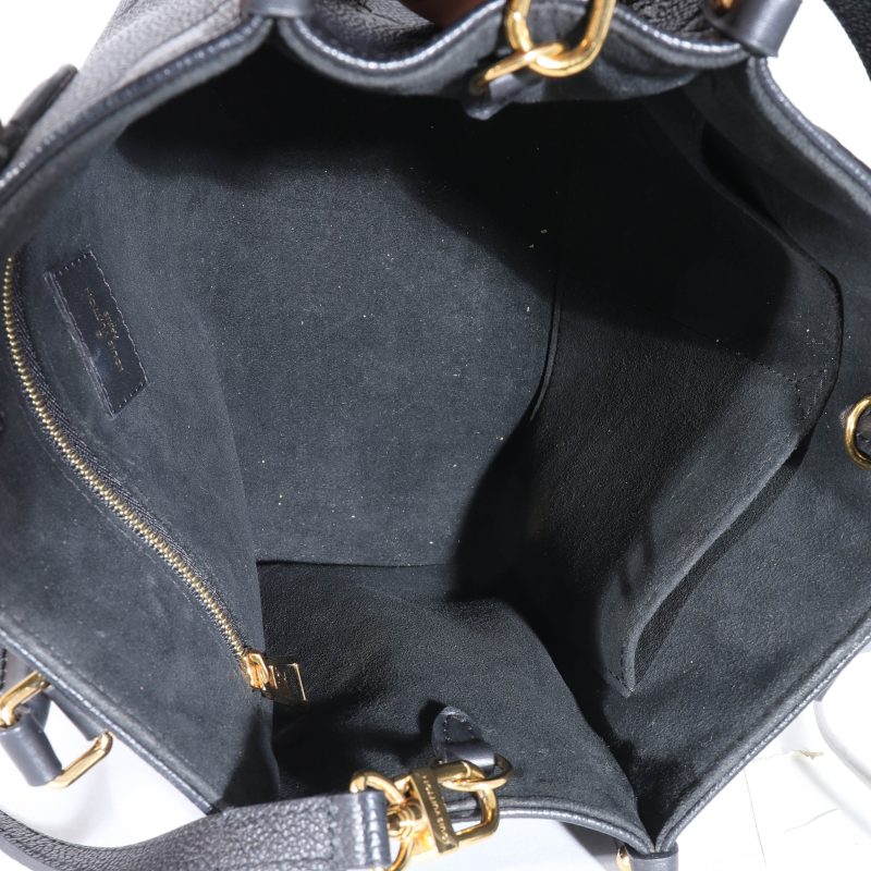 Louis Vuitton Black Empreinte Monogram Giant Trianon PM Bag - Image 8