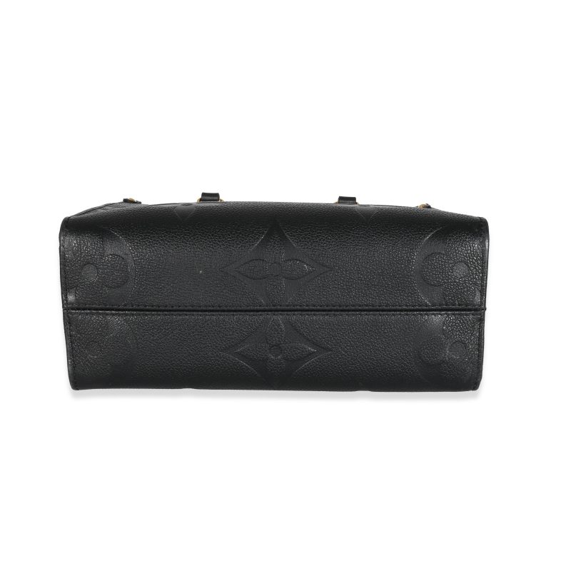 Louis Vuitton Black Empreinte Monogram Giant Trianon PM Bag - Image 5