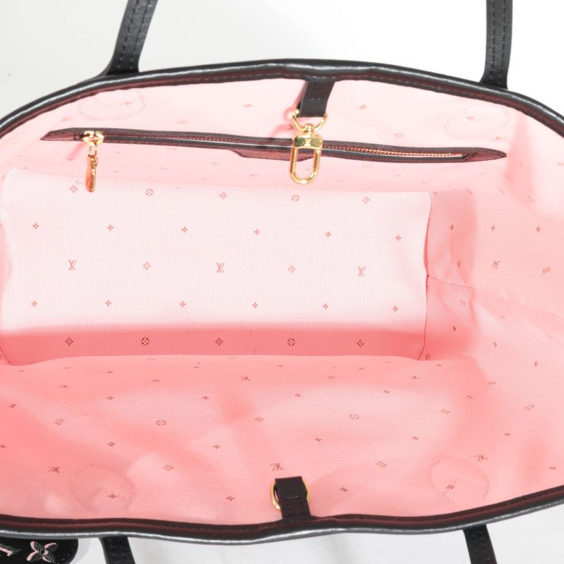 Louis Vuitton Black Pink Monogram Canvas Fall For You Neverfull MM - Image 7