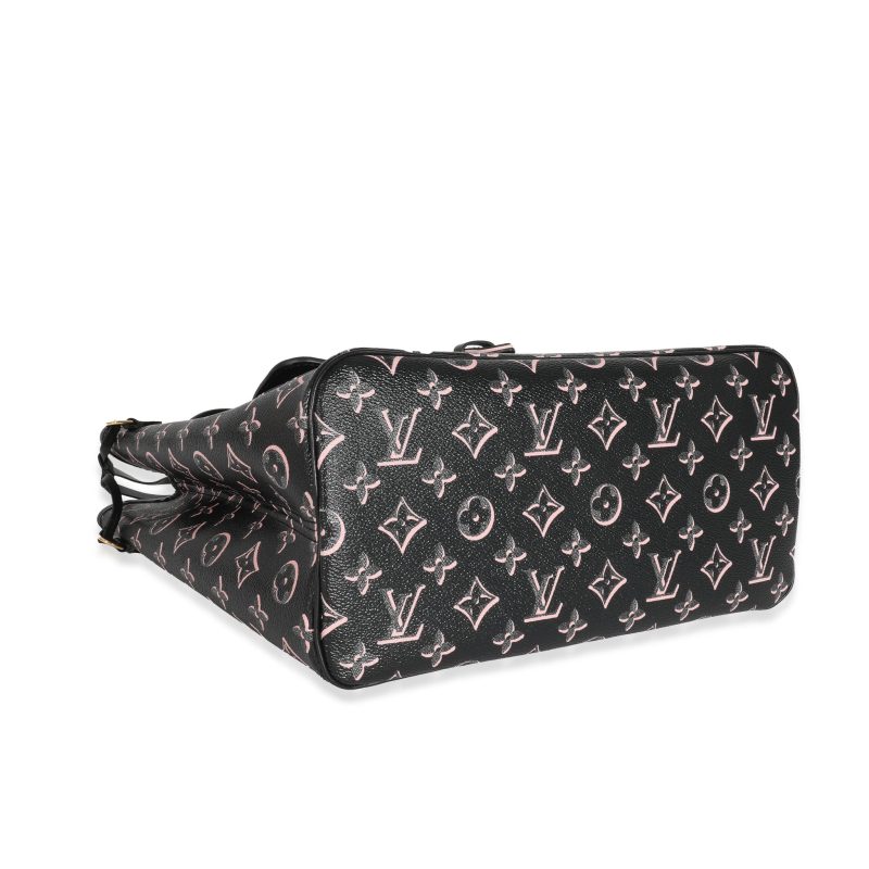 Louis Vuitton Black Pink Monogram Canvas Fall For You Neverfull MM - Image 3