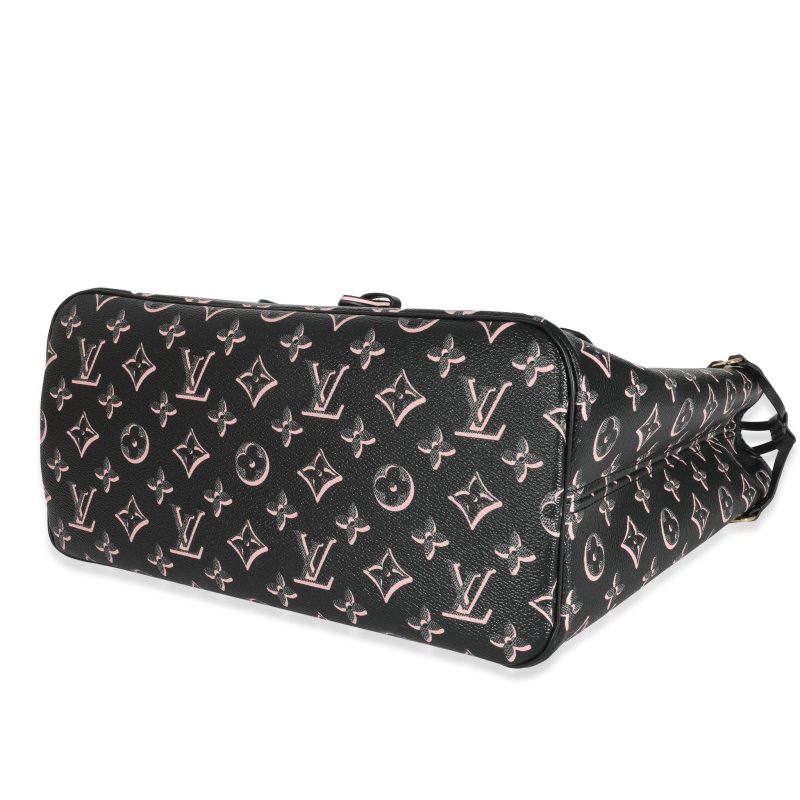 Louis Vuitton Black Pink Monogram Canvas Fall For You Neverfull MM - Image 5