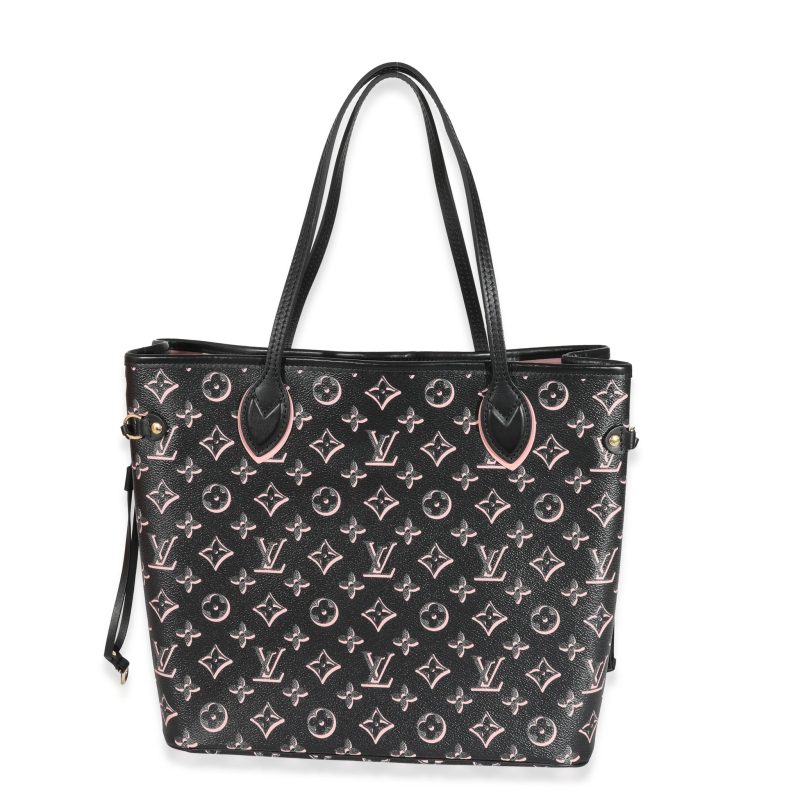 Louis Vuitton Black Pink Monogram Canvas Fall For You Neverfull MM - Image 4