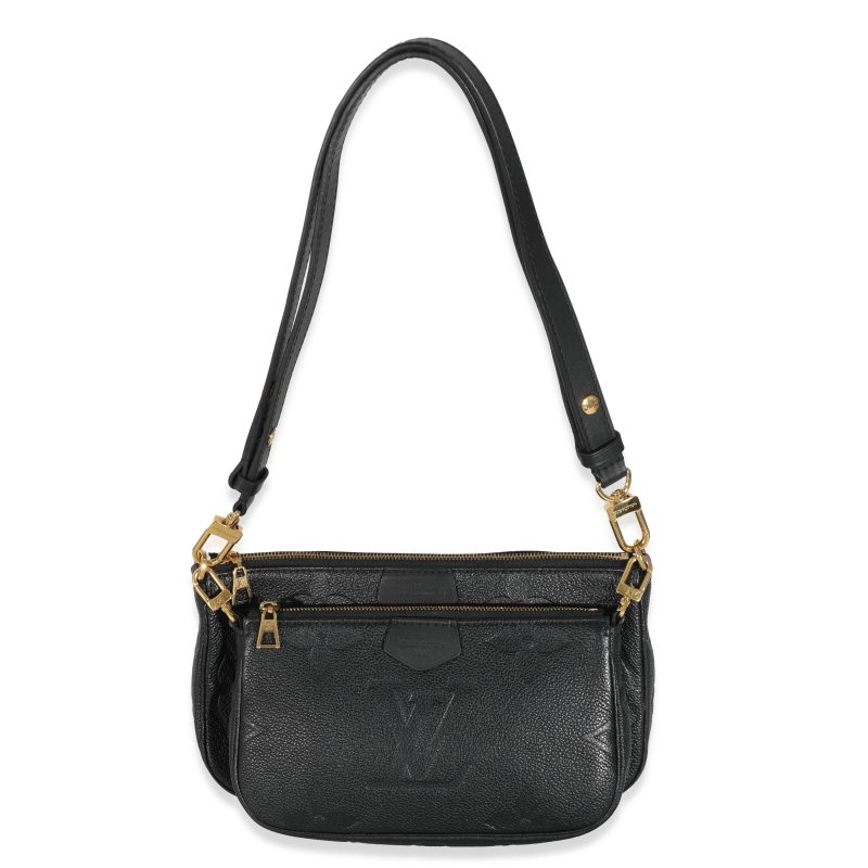 Louis Vuitton Black Monogram Empreinte NéoNoé