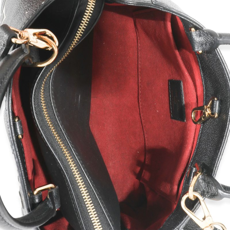 Louis Vuitton Black Beige Monogram Empreinte Montaigne BB - Image 8