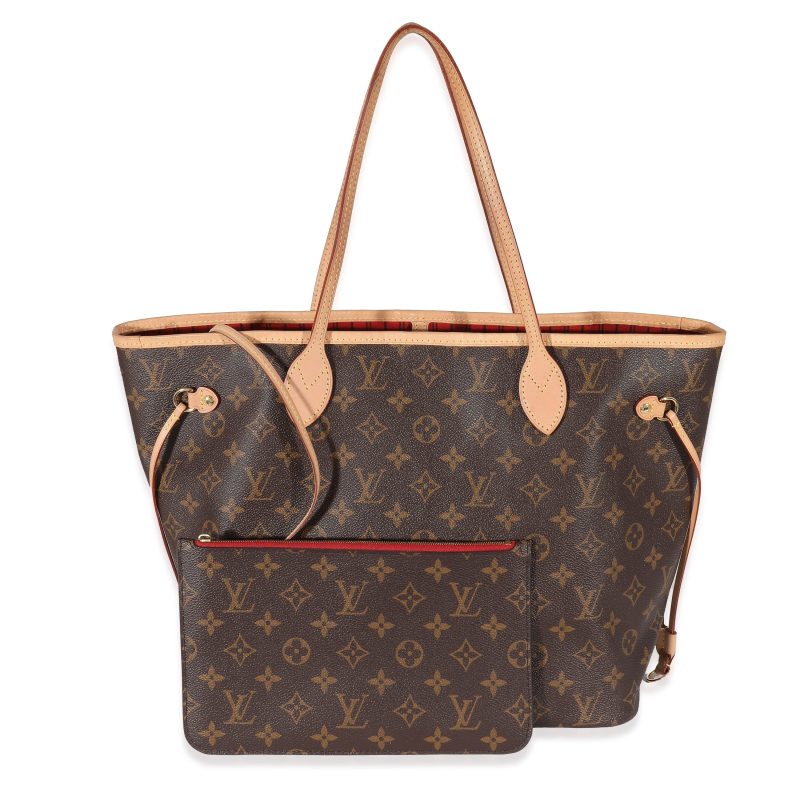 Louis Vuitton Cerise Monogram Empreinte Montaigne MM Bag - Image 4
