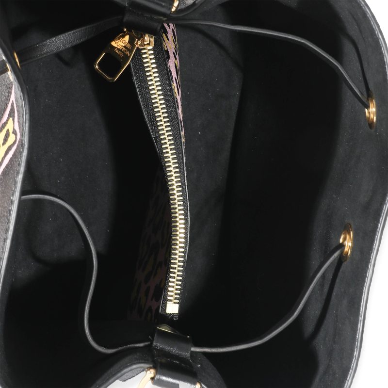 Louis Vuitton Black Monogram Leather Satchel Bag - Image 8