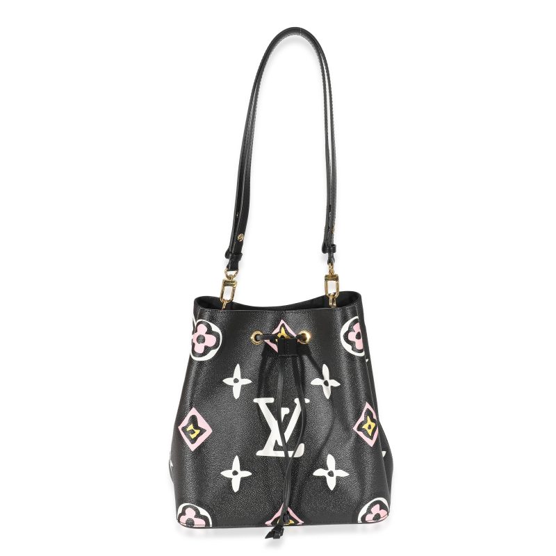 Louis Vuitton Black Monogram Leather Satchel Bag - Image 7