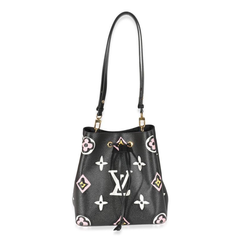 Louis Vuitton Black Monogram Giant Wild At Heart Canvas NéoNoé MM - Image 6