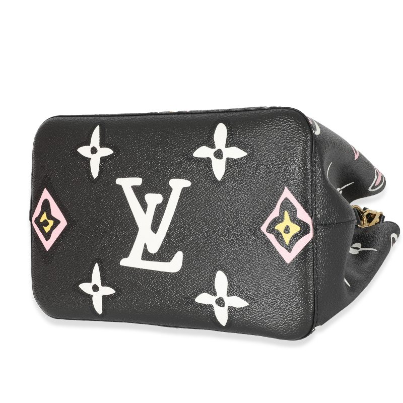 Louis Vuitton Black Monogram Leather Satchel Bag - Image 6