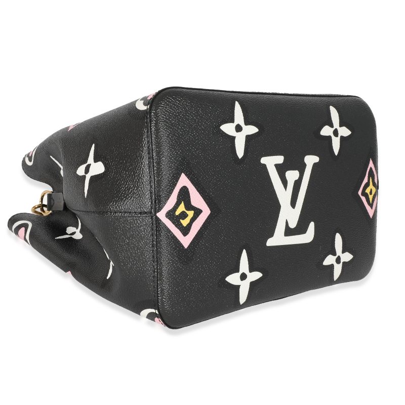 Louis Vuitton Black Monogram Leather Satchel Bag - Image 5