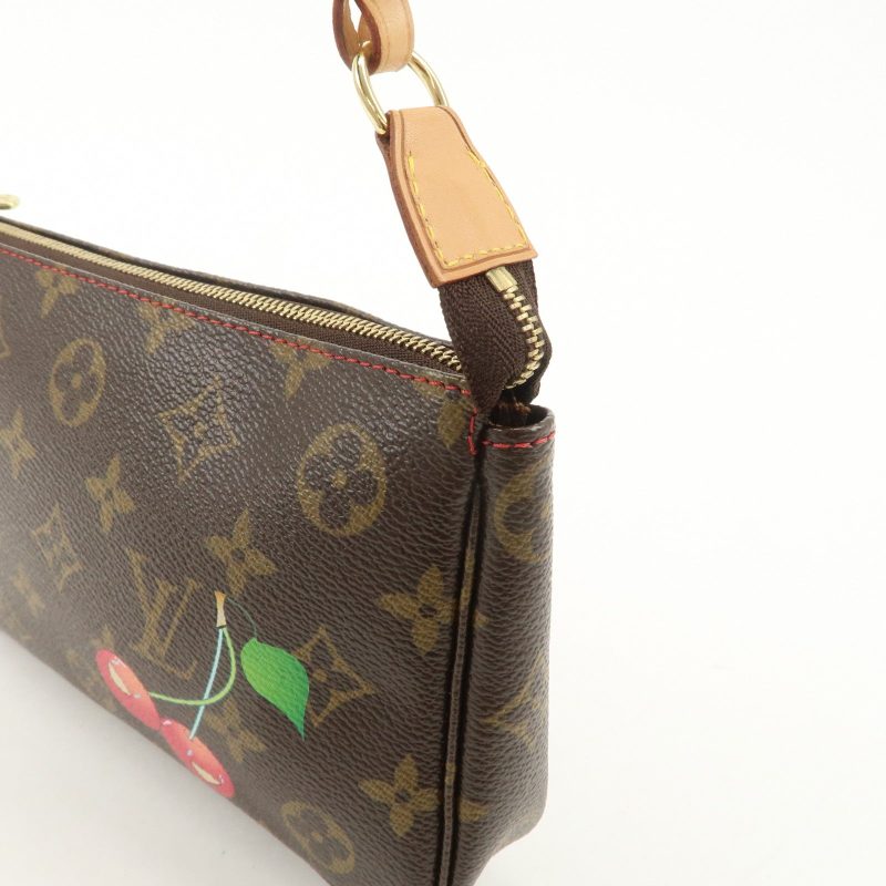 Louis Vuitton Cherry Pochette Accessoires Pouch Brown M95008 - Image 13