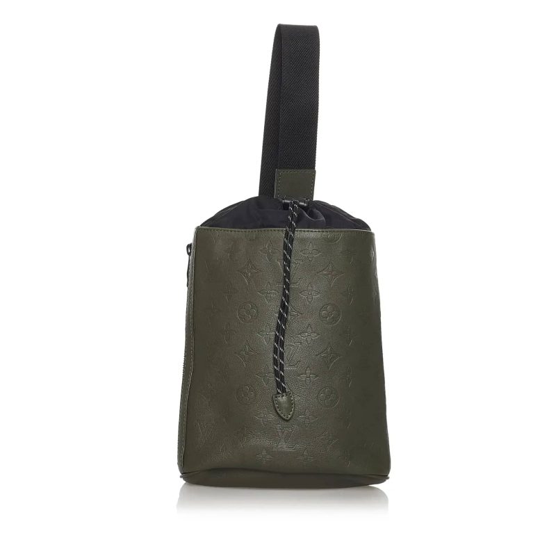 Louis Vuitton Chalk Sling Bag Green Monogram Leather - Image 2