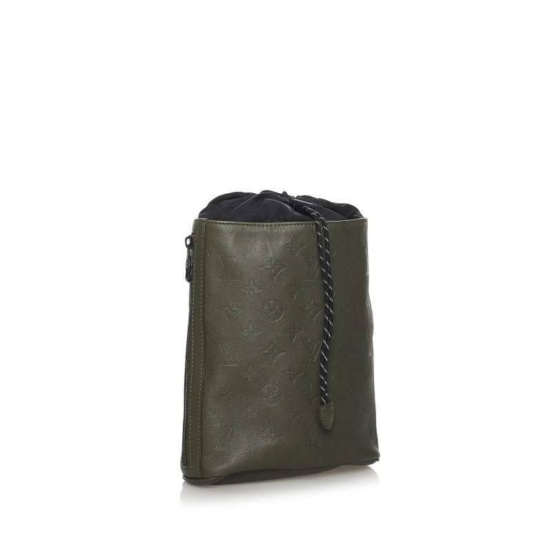 Louis Vuitton Chalk Sling Bag Green Monogram Leather - Image 3