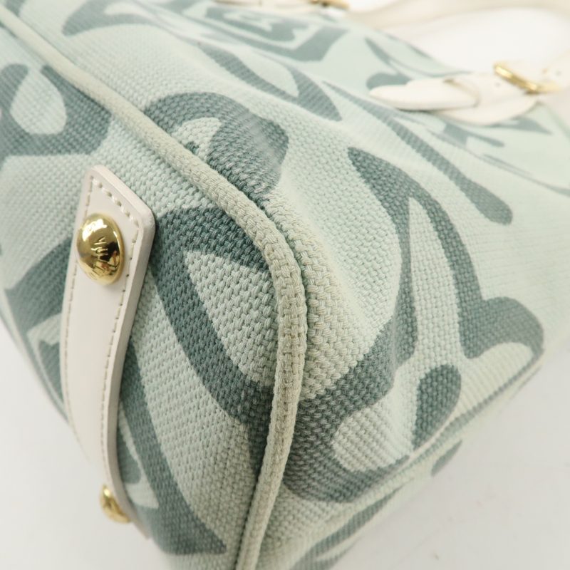 LOUIS VUITTON Croisette Damier Azur Satchel Crossbody Bag White - Image 15