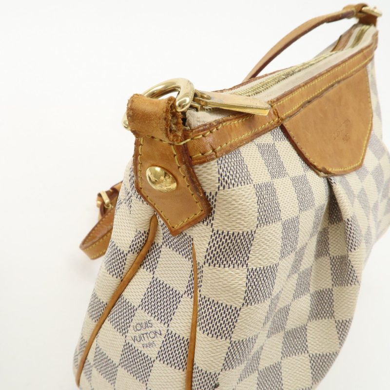 Louis Vuitton Damier Azur Siracusa PM Shoulder Bag N41113 - Image 14