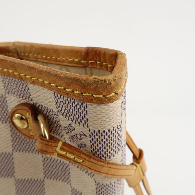 Louis Vuitton Damier Azur Neverfull PM Tote Bag Hand Bag N51110 - Image 16