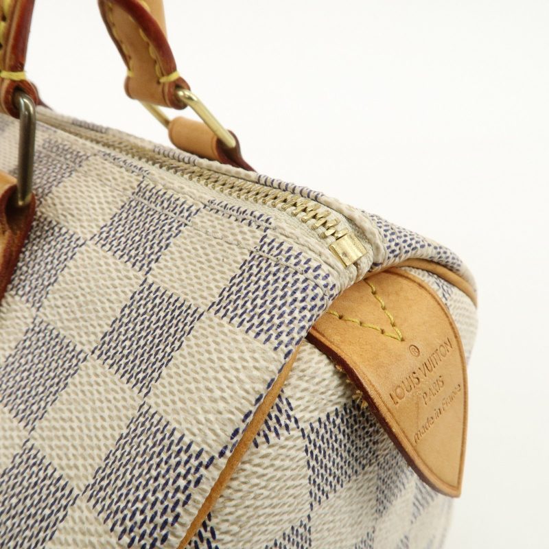 Louis Vuitton Damier Azur Speedy 25 Boston Bag Hand Bag N41534 - Image 16