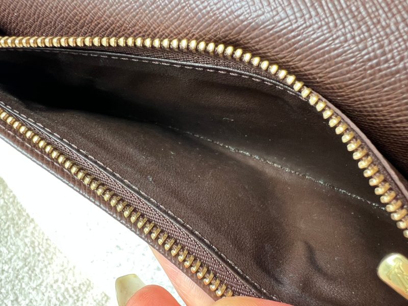 Louis Vuitton Brazza Wallet Monogram Upside Down Canvas Infrarouge Initials - Image 13