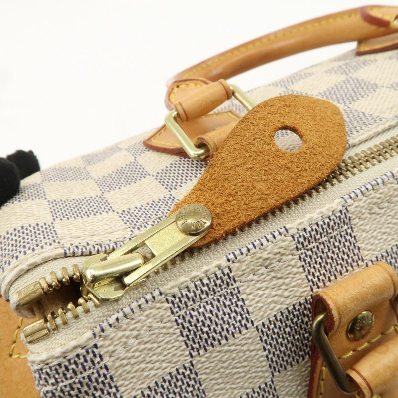 Louis Vuitton Damier Azur Speedy 25 Boston Bag Hand Bag N41534 - Image 17