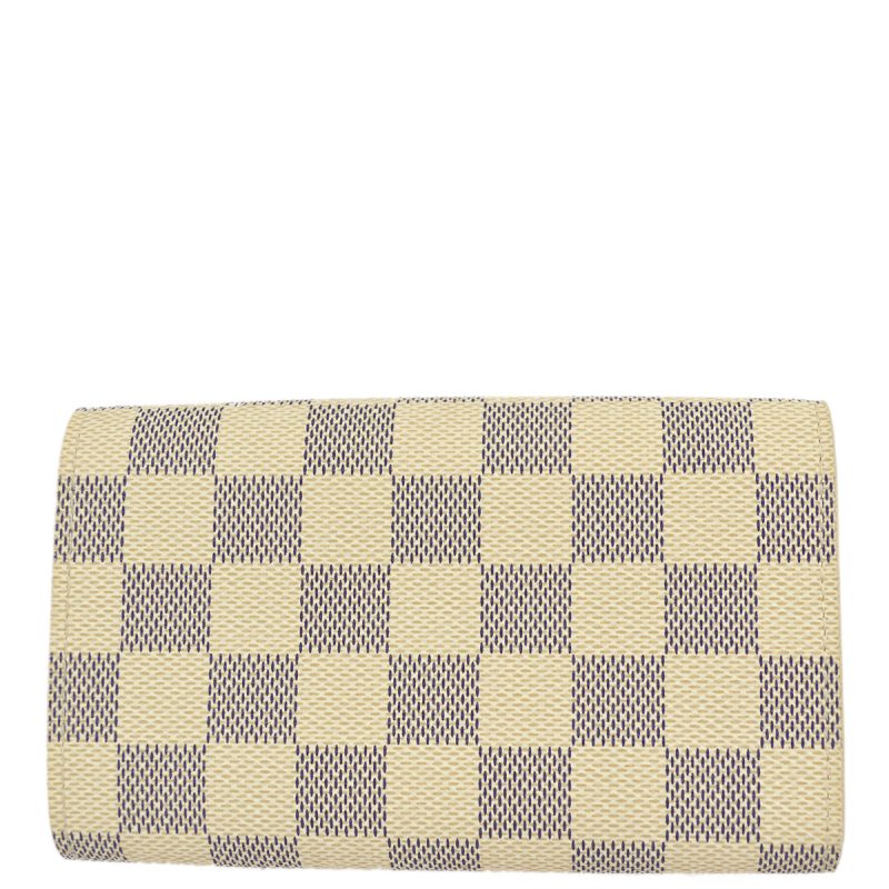 Louis Vuitton Damier Azur Portefolio Sarah N63208 Wallet Comedy - Image 2