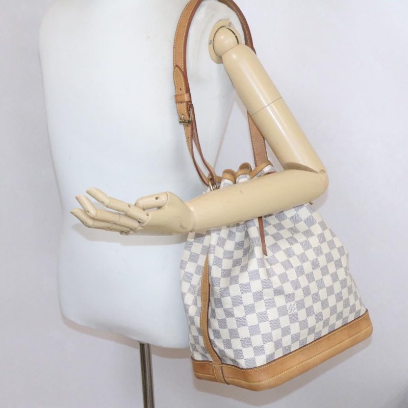 LOUIS VUITTON Damier Azur Noe Shoulder Bag N42222 LV20547A - Image 20