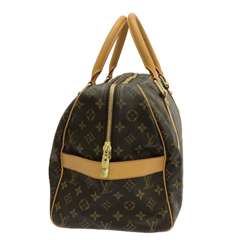 LOUIS VUITTON Carryall MM Monogram Canvas Shoulder Bag Brown - Image 4