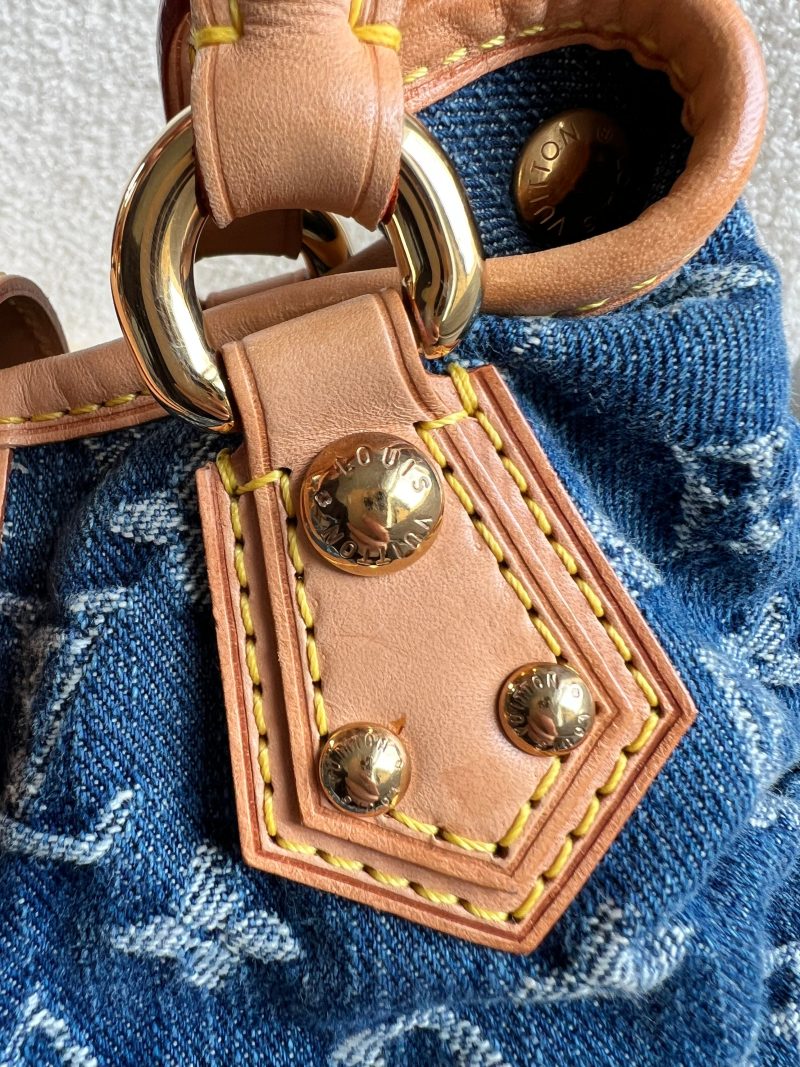 Louis Vuitton Blue Empreinte Monogram Twice Bag - Image 15