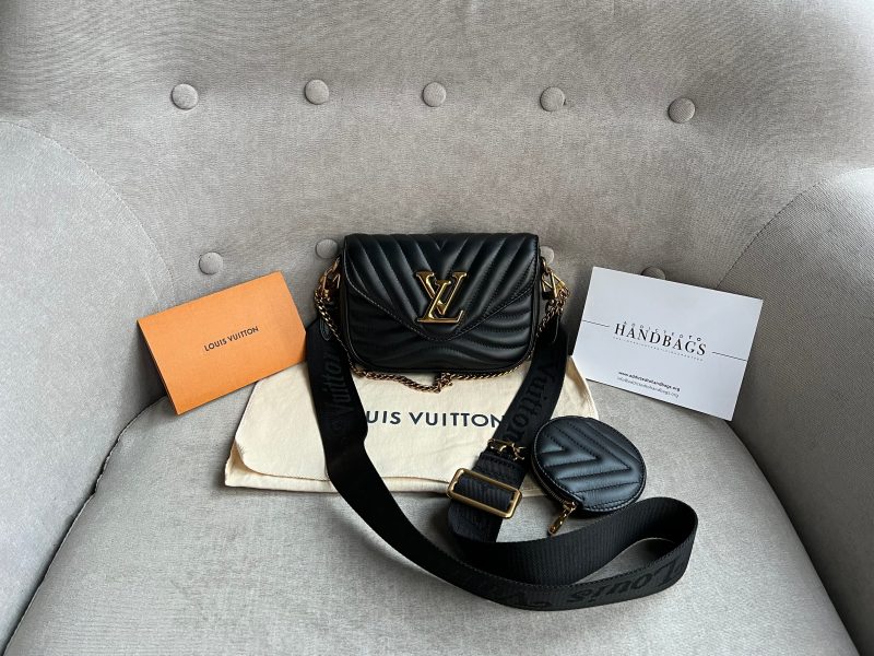 Louis Vuitton Black New Wave PM Bag