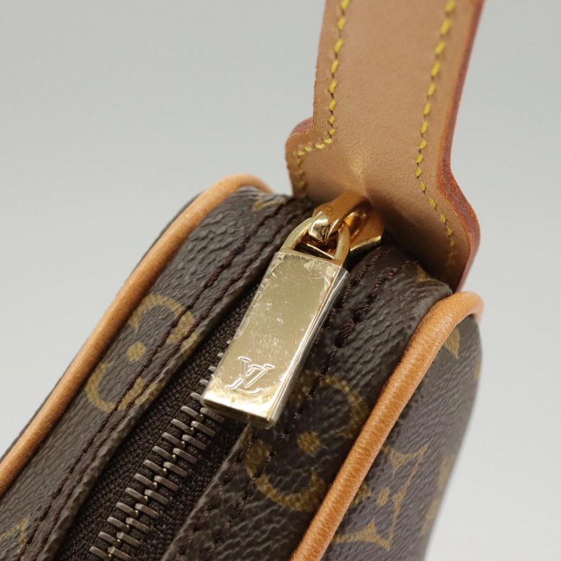 Louis Vuitton Croissant Bag Medium in Damier Azur Canvas Beige and White - Image 14