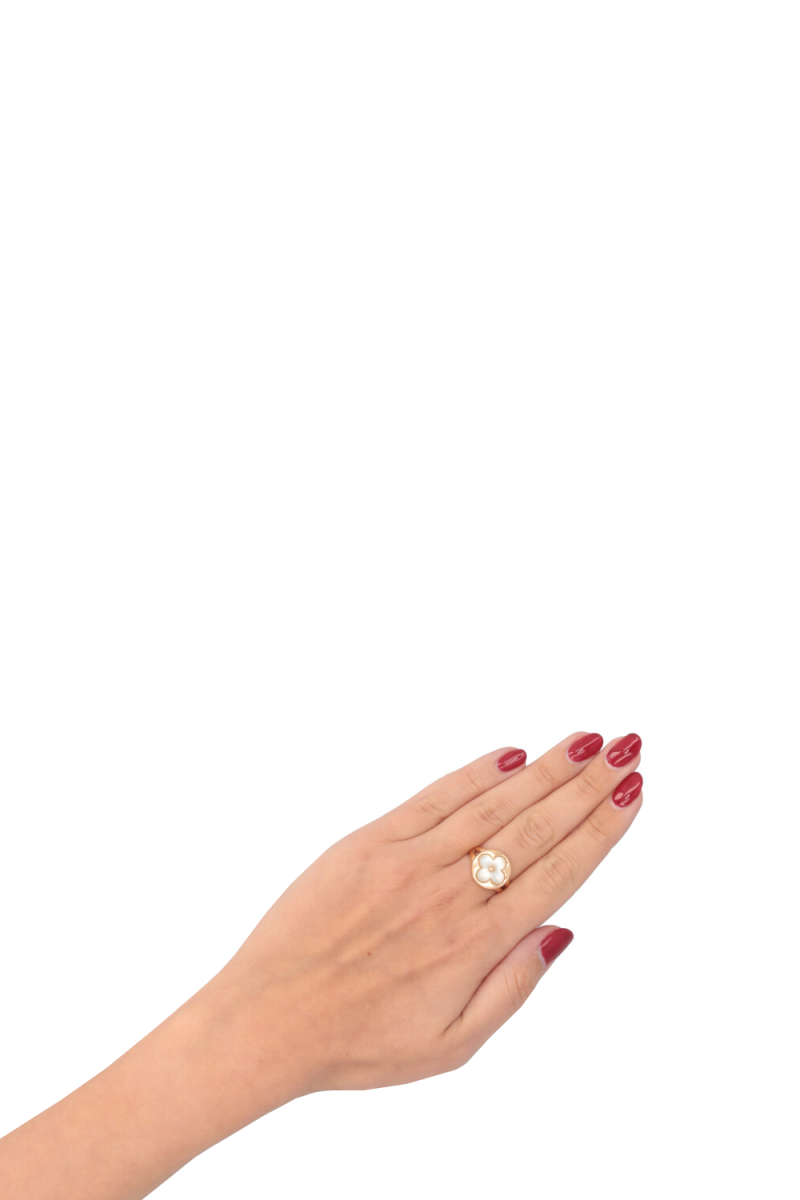 LOUIS VUITTON Color Blossom Ring Rosegold Opal - Image 2