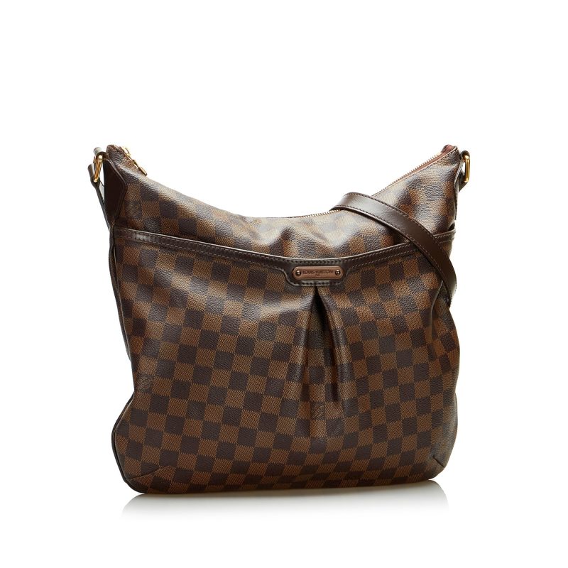 LOUIS VUITTON Bloomsbury GM Damier Ebene Shoulder Crossbody Bag Brown - Image 2