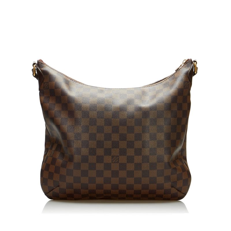 LOUIS VUITTON Bloomsbury GM Damier Ebene Shoulder Crossbody Bag Brown - Image 3