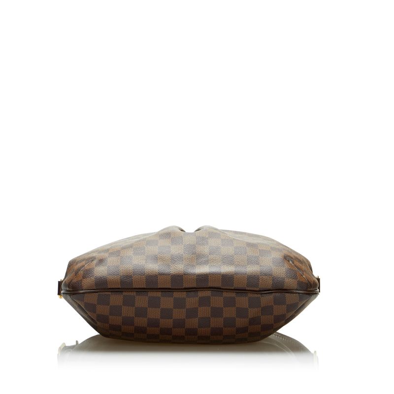 LOUIS VUITTON Bloomsbury GM Damier Ebene Shoulder Crossbody Bag Brown - Image 4