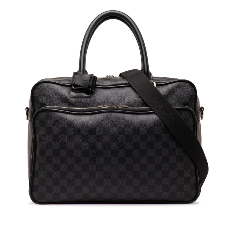 Black Louis Vuitton Damier Graphite Keepall Bandouliere 55 Travel Bag