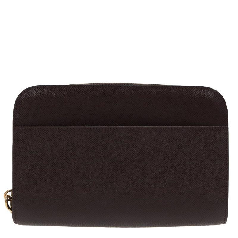 Louis Vuitton BaikalLeather Clutch Bag () - Image 2