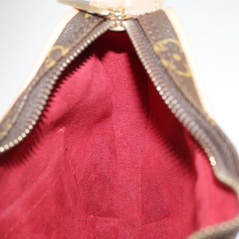 Louis Vuitton Croissant Bag Medium in Damier Azur Canvas Beige and White - Image 18