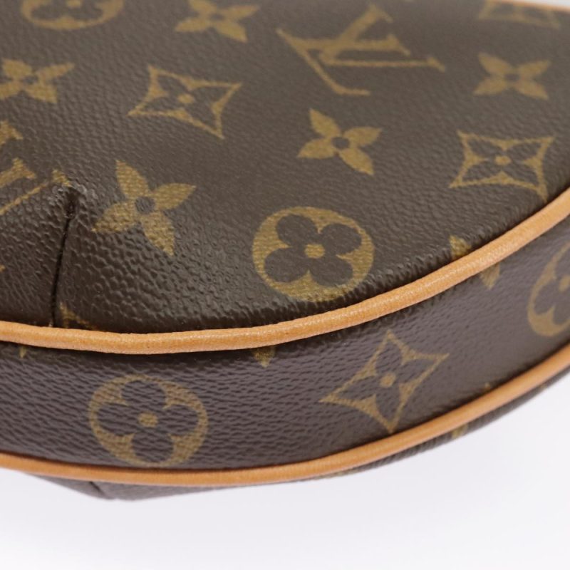 Louis Vuitton Croissant Bag Medium in Damier Azur Canvas Beige and White - Image 11