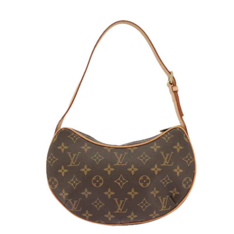 Louis Vuitton Croissant Bag Medium in Damier Azur Canvas Beige and White - Image 2