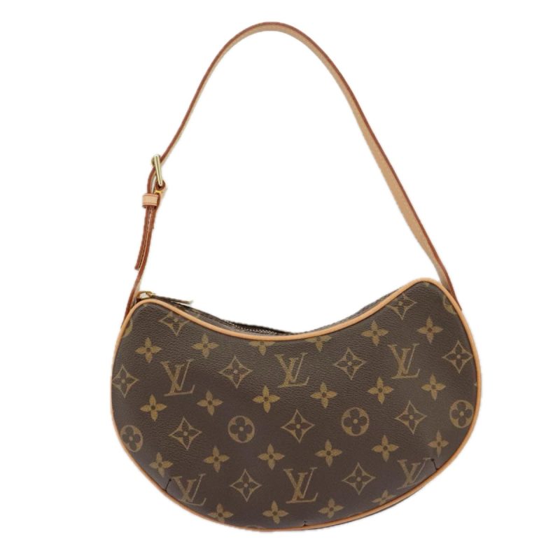 Louis Vuitton Croissant Bag Medium in Damier Azur Canvas Beige and White