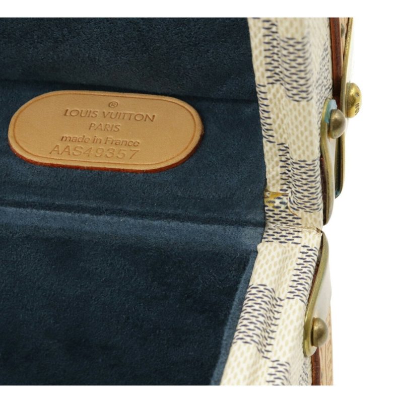 Louis Vuitton Damier Azur Coffret Tresor 24 Makeup Box Case Hard Trunk SP Order - Image 6