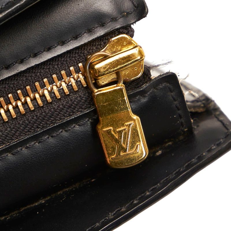 Louis Vuitton Epi Riviera Handbag M48182 Noir Leather Ladies LOUIS VUITTON - Image 7