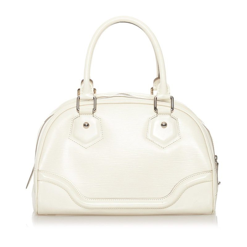 Louis Vuitton Epi Montaigne PM Handbag M5932J White Leather Ladies LOUIS VUITTON - Image 3