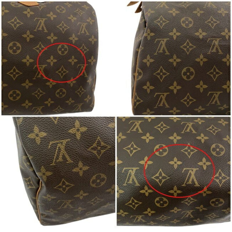 Louis Vuitton Boston Bag Speedy 40 Brown Monogram M41522 SP1903 LOUIS VUITTON Handbag Travel Ladies Men's Business Trip - Image 6