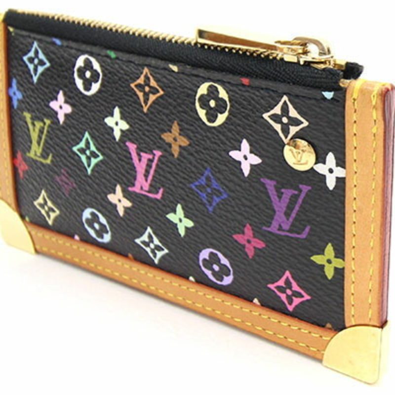 Louis Vuitton Coin Case Pochette Cremonogram Multicolor M92654 Noir Ladies Purse Key LOUISVUITTON - Image 2